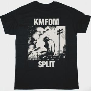 Kmfdm Split New Black T Shirt